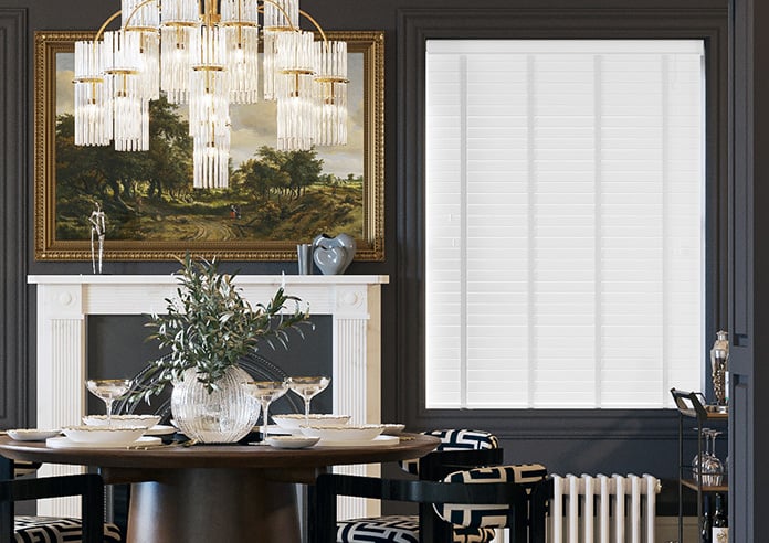 Ecowood Deluxe, Emperor White Satin - Motorised Venetian Blind - Image 15